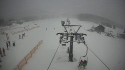 Dolní část sjezdovky Skiareálu Ramzová