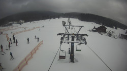 Dolní část sjezdovky Skiareálu Ramzová