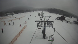 Dolní část sjezdovky Skiareálu Ramzová