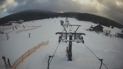 Dolní část sjezdovky Skiareálu Ramzová