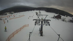 Dolní část sjezdovky Skiareálu Ramzová