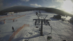 Dolní část sjezdovky Skiareálu Ramzová