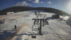 Dolní část sjezdovky Skiareálu Ramzová