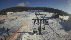 Dolní část sjezdovky Skiareálu Ramzová