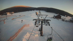 Dolní část sjezdovky Skiareálu Ramzová