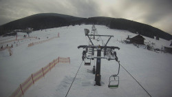 Dolní část sjezdovky Skiareálu Ramzová