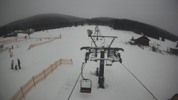 Dolní část sjezdovky Skiareálu Ramzová