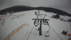 Dolní část sjezdovky Skiareálu Ramzová