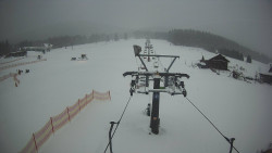 Dolní část sjezdovky Skiareálu Ramzová