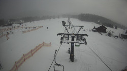 Dolní část sjezdovky Skiareálu Ramzová