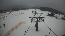 Dolní část sjezdovky Skiareálu Ramzová