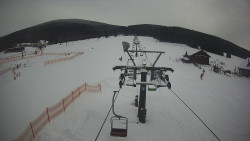 Dolní část sjezdovky Skiareálu Ramzová