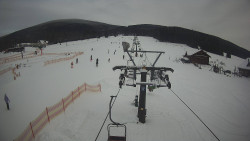Dolní část sjezdovky Skiareálu Ramzová