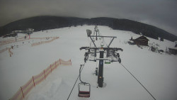 Dolní část sjezdovky Skiareálu Ramzová