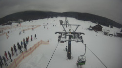 Dolní část sjezdovky Skiareálu Ramzová