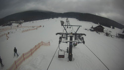 Dolní část sjezdovky Skiareálu Ramzová