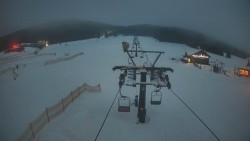 Dolní část sjezdovky Skiareálu Ramzová