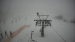 Dolní část sjezdovky Skiareálu Ramzová