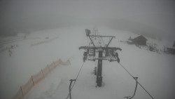 Dolní část sjezdovky Skiareálu Ramzová