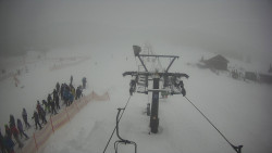 Dolní část sjezdovky Skiareálu Ramzová