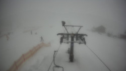 Dolní část sjezdovky Skiareálu Ramzová