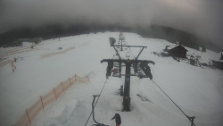 Dolní část sjezdovky Skiareálu Ramzová