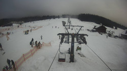 Dolní část sjezdovky Skiareálu Ramzová