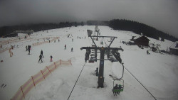 Dolní část sjezdovky Skiareálu Ramzová