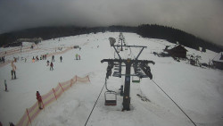 Dolní část sjezdovky Skiareálu Ramzová