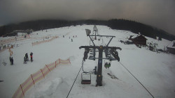 Dolní část sjezdovky Skiareálu Ramzová