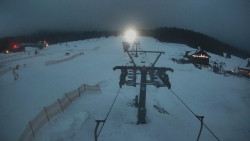 Dolní část sjezdovky Skiareálu Ramzová