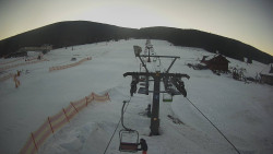 Dolní část sjezdovky Skiareálu Ramzová