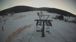 Dolní část sjezdovky Skiareálu Ramzová