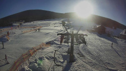 Dolní část sjezdovky Skiareálu Ramzová