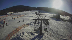 Dolní část sjezdovky Skiareálu Ramzová