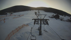 Dolní část sjezdovky Skiareálu Ramzová