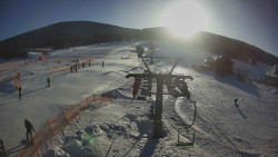 Dolní část sjezdovky Skiareálu Ramzová