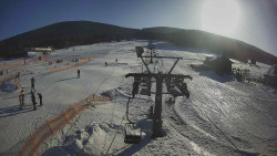 Dolní část sjezdovky Skiareálu Ramzová