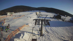 Dolní část sjezdovky Skiareálu Ramzová