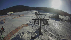 Dolní část sjezdovky Skiareálu Ramzová