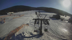 Dolní část sjezdovky Skiareálu Ramzová