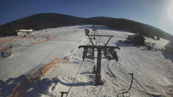 Dolní část sjezdovky Skiareálu Ramzová