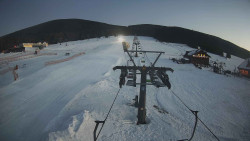 Dolní část sjezdovky Skiareálu Ramzová