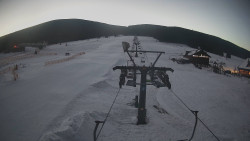 Dolní část sjezdovky Skiareálu Ramzová