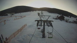 Dolní část sjezdovky Skiareálu Ramzová