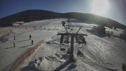 Dolní část sjezdovky Skiareálu Ramzová