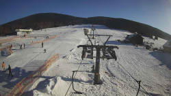 Dolní část sjezdovky Skiareálu Ramzová