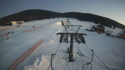 Dolní část sjezdovky Skiareálu Ramzová