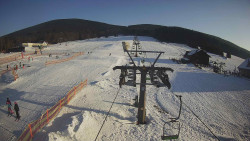 Dolní část sjezdovky Skiareálu Ramzová