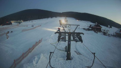 Dolní část sjezdovky Skiareálu Ramzová